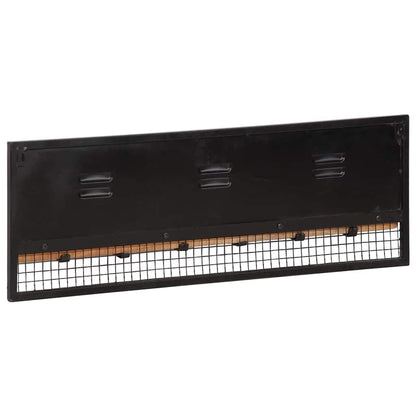 Wall-mounted Coat Rack 90x11x30 cm Solid Wood Mango