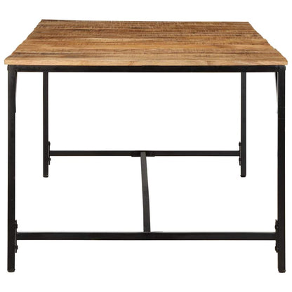 Dining Table 200x100x75 cm Solid Wood Rough Mango