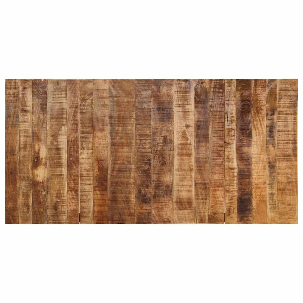 Dining Table 200x100x75 cm Solid Wood Rough Mango