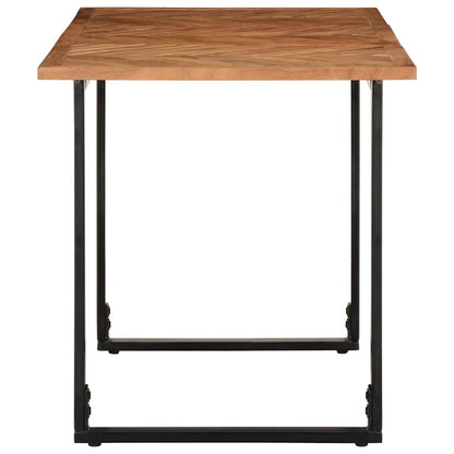 Dining Table 140x70x75 cm Solid Wood Acacia