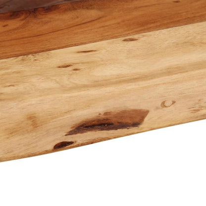 Wall Shelves 2 pcs 40x20x3.5 cm Solid Wood Acacia