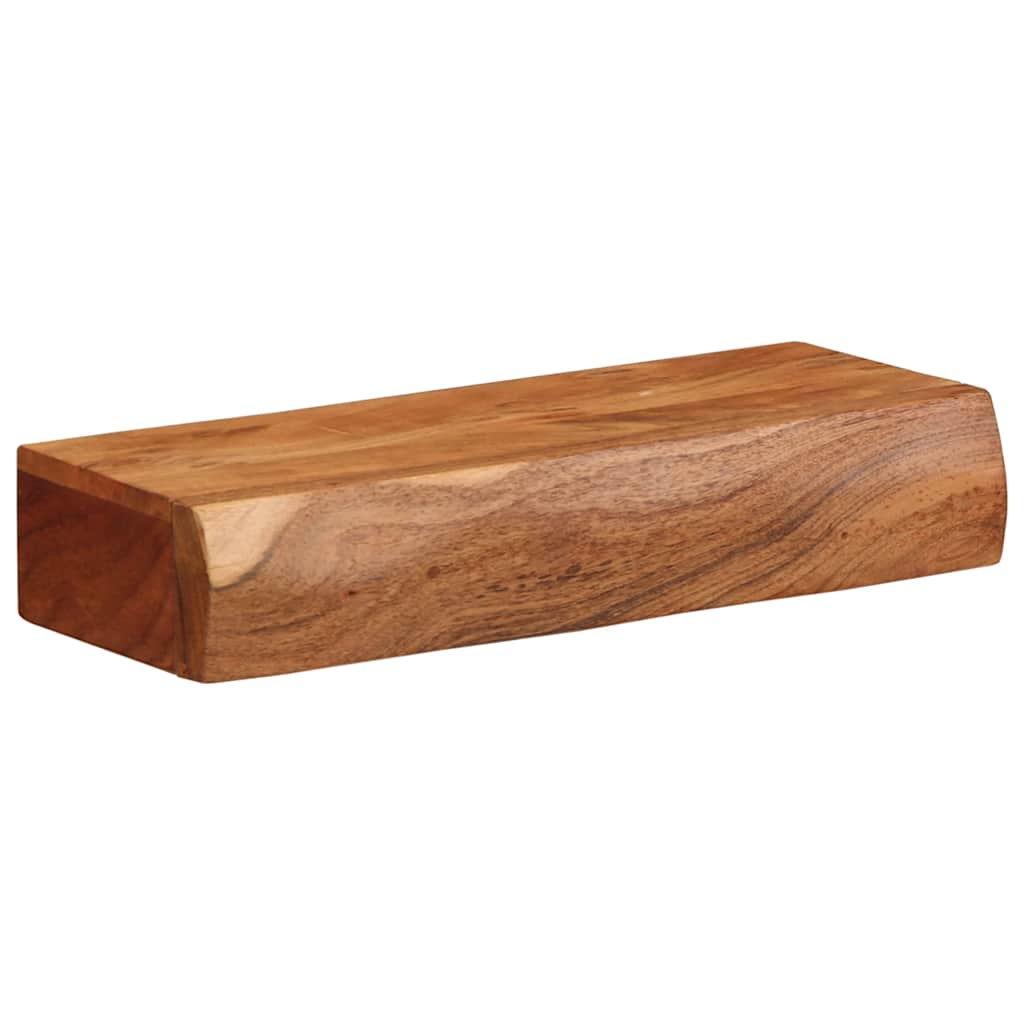 Wall Shelves 2 pcs 40x17x8 cm Solid Wood Acacia