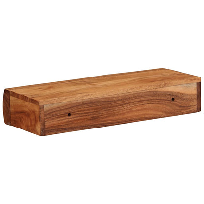 Wall Shelves 2 pcs 40x17x8 cm Solid Wood Acacia