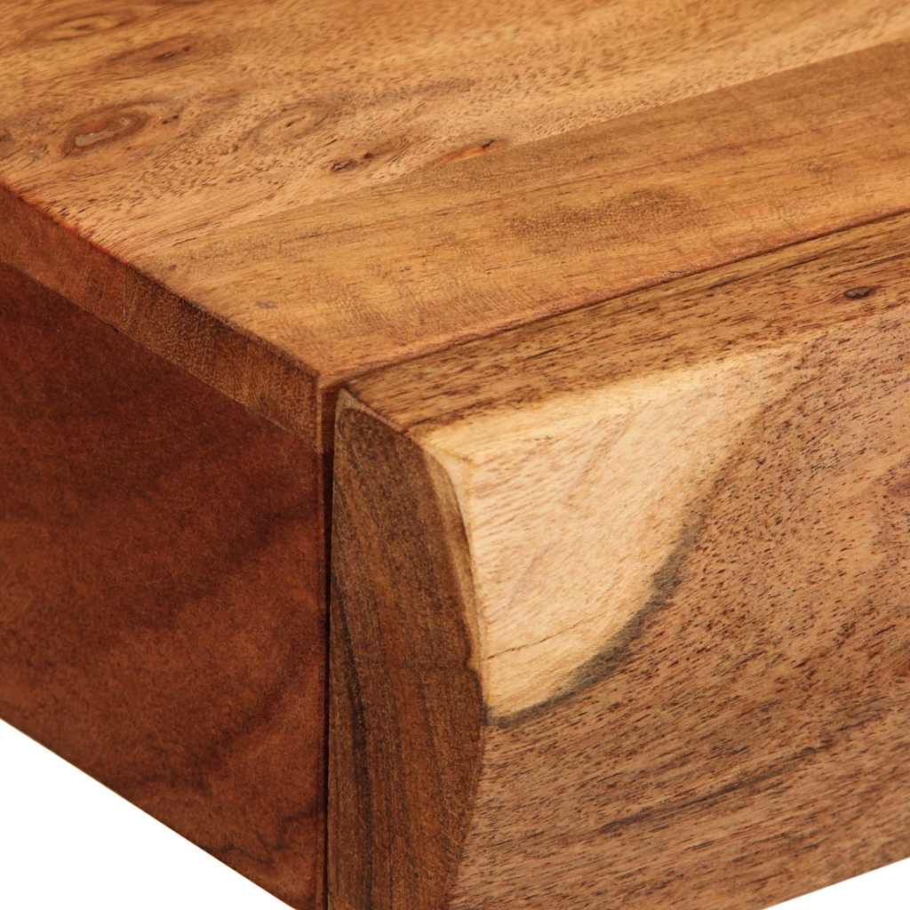 Wall Shelves 2 pcs 40x17x8 cm Solid Wood Acacia