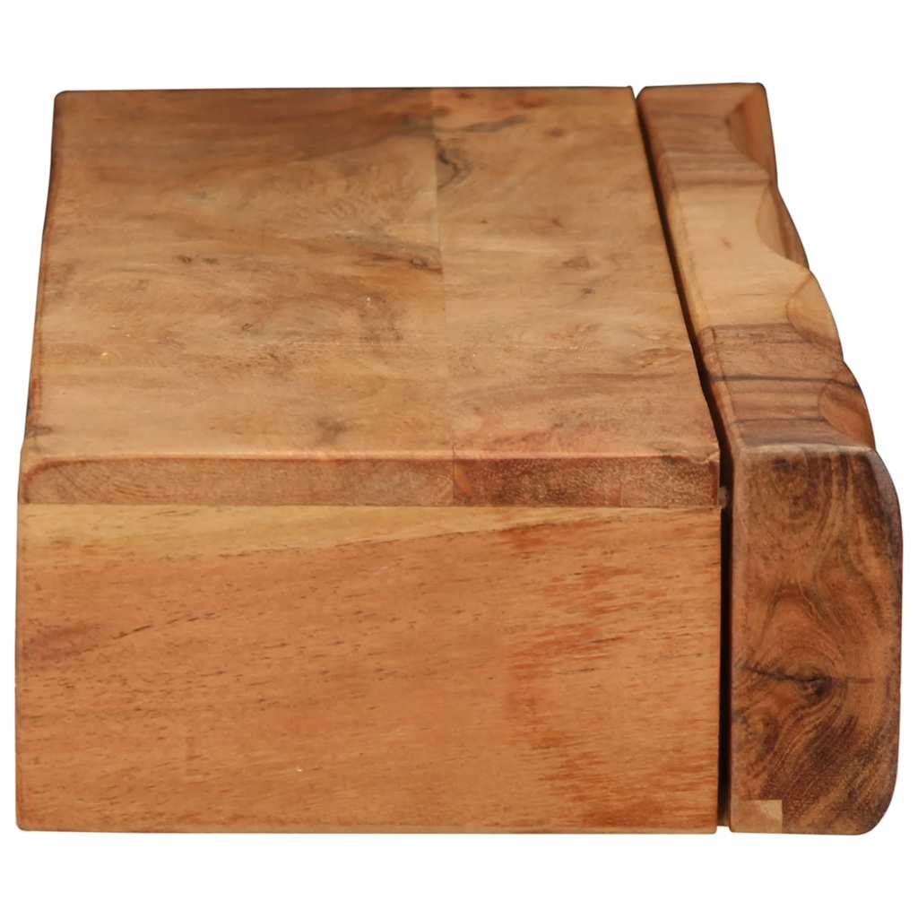 Wall Shelves 2 pcs 80x17x8 cm Solid Wood Acacia