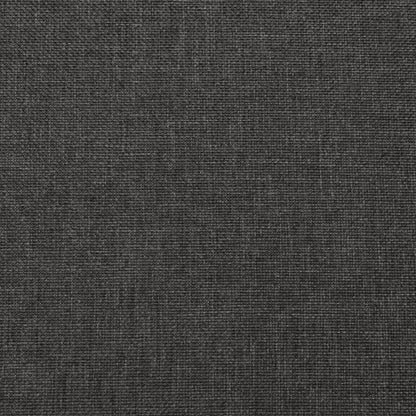 2-Seater Sofa Bed with Two Pillows Dark Gray Fabric