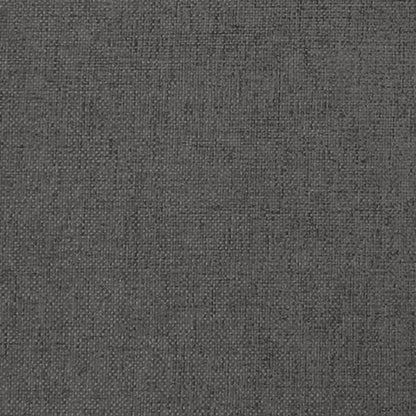 2-Seater Sofa Bed Dark Gray Fabric