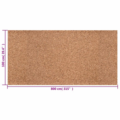 Cork Roll Brown 100 x 800 x 0.5 cm Cork