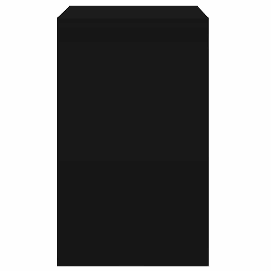 Shoe Cabinet | Black | Engineered wood | Compact | Shoe Cabinet