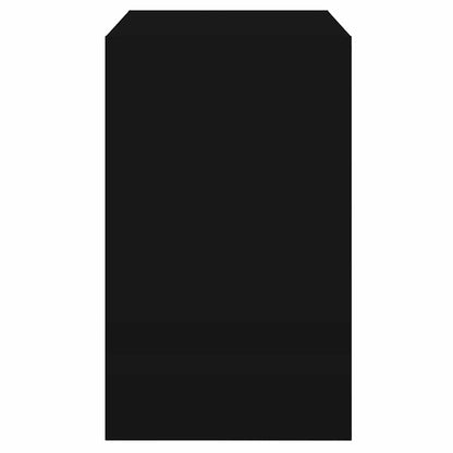 Shoe Cabinet | Black | Engineered wood | Compact | Shoe Cabinet