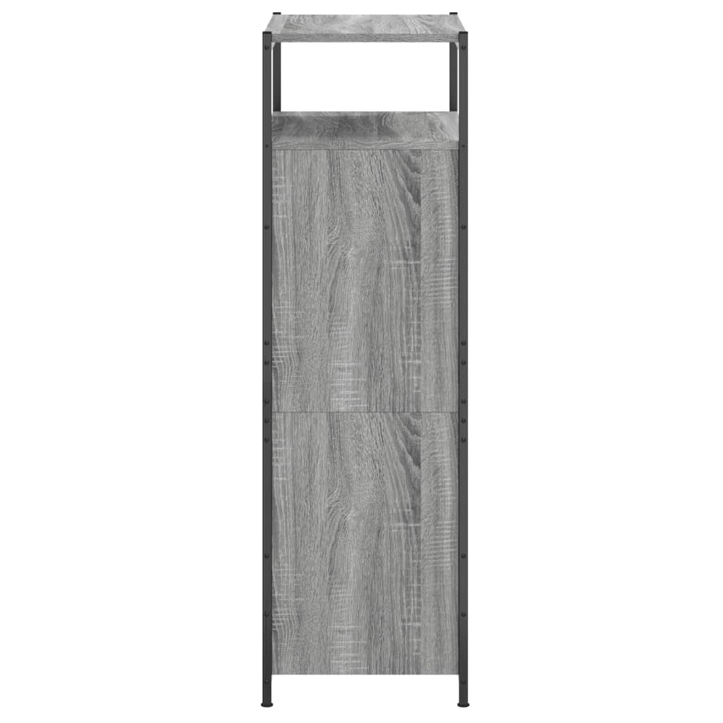 Shoe Cabinet Grey Sonoma 60x34x112 cm Engineered Wood