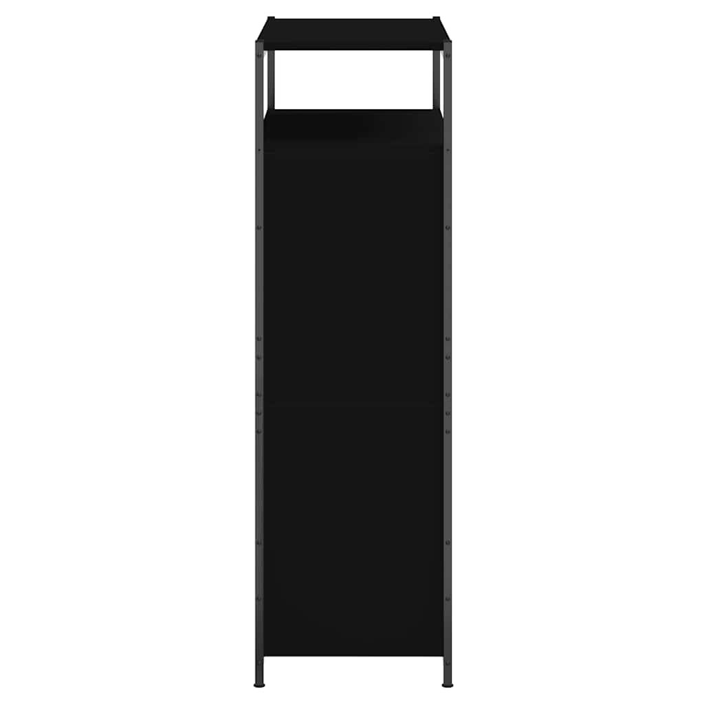 Shoe Cabinet Black 75x34x112 cm Engineered Wood