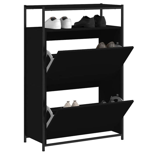 Shoe Cabinet Black