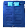Double Sleeping Bag with Pillows for Adults Camping 3-4 Seasons