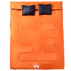 Double Sleeping Bag with Pillows for Adults Camping 3-4 Seasons