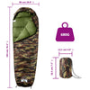 Mummy Sleeping Bag for Adults Camping 3 Seasons