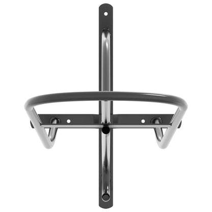 Saddle Rack Wall Mounted Black Iron