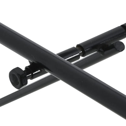Foldable Saddle Rack Wall Mounted Black Iron