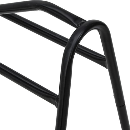 Saddle Rack 3 Legged Freestanding Black Iron