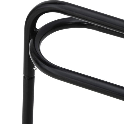 Saddle Rack 3 Legged Freestanding Black Iron