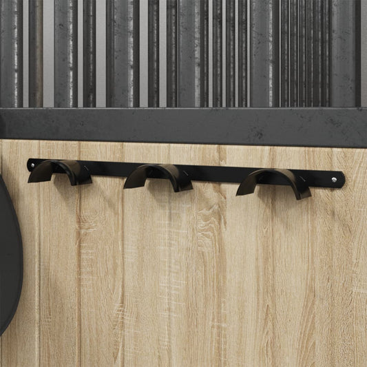 Bridle Hanger for 3 Bridles Black Iron