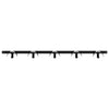 Bridle Hanger for 5 Bridles with 5 Hooks Black Iron