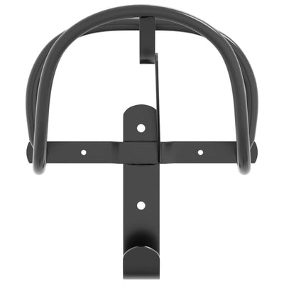 Bridle Rack Wall Mounted Black Iron