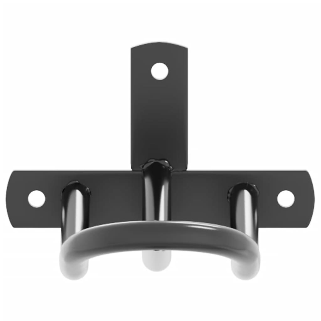 Bridle Rack Wall Mounted Black Iron