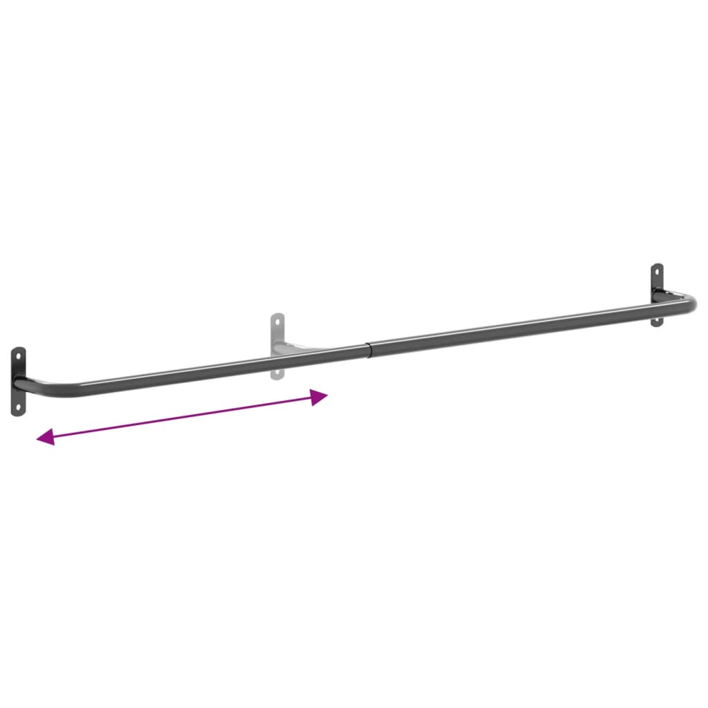 Saddle Pad Rack Black Iron