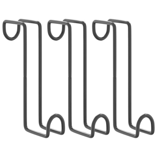 Bridle Hangers 3 pcs Black Steel