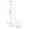 Bridle Hangers 3 pcs Black Steel