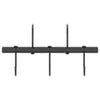 Bridle Hanger with 5 Swivel Hooks Black Steel