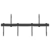 Bridle Hanger with 6 Swivel Hooks Black Steel