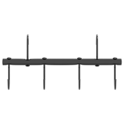 Bridle Hanger with 6 Swivel Hooks Black Steel