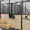 Bridle Hanger with 9 Swivel Hooks Black Steel
