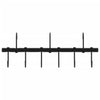 Bridle Hanger with 9 Swivel Hooks Black Steel