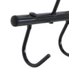 Bridle Hanger with 9 Swivel Hooks Black Steel