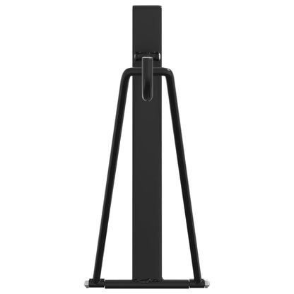 Foldable Saddle Rack Portable Black Steel