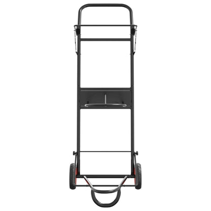 Saddle Trolley Foldable Black Steel