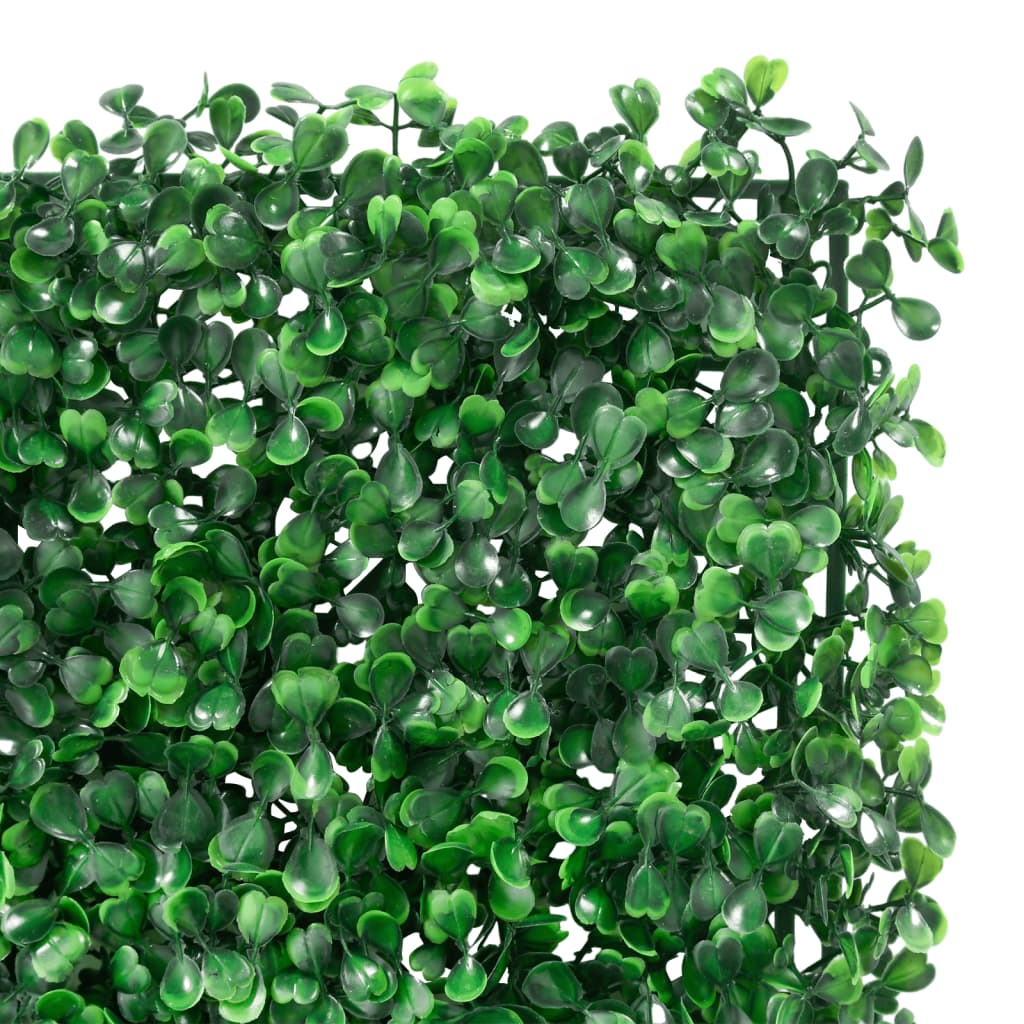 Artificial Shrub Leaf Fence 24 pcs Green 40x60 cm