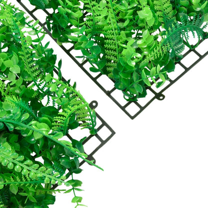  vidaXL Artificial Fern Leaf Fence 6 pcs Green 40x60 cm