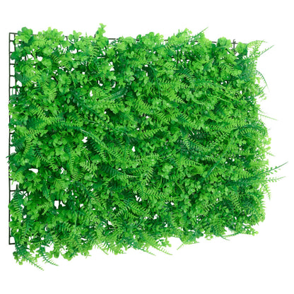  vidaXL Artificial Fern Leaf Fence 24 pcs Green 40x60 cm