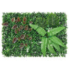 Artificial Plant Fence 24 pcs Green 40x60 cm