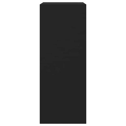 Shoe Cabinet | Black | Engineered wood | 60x42x108 cm | Shoe Cabinet