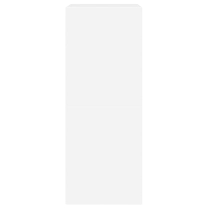 Shoe Cabinet with 2 Flip-Drawers White 80x42x108 cm