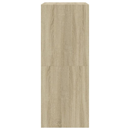 Shoe Cabinet with 2 Flip-Drawers Sonoma Oak 80x42x108 cm