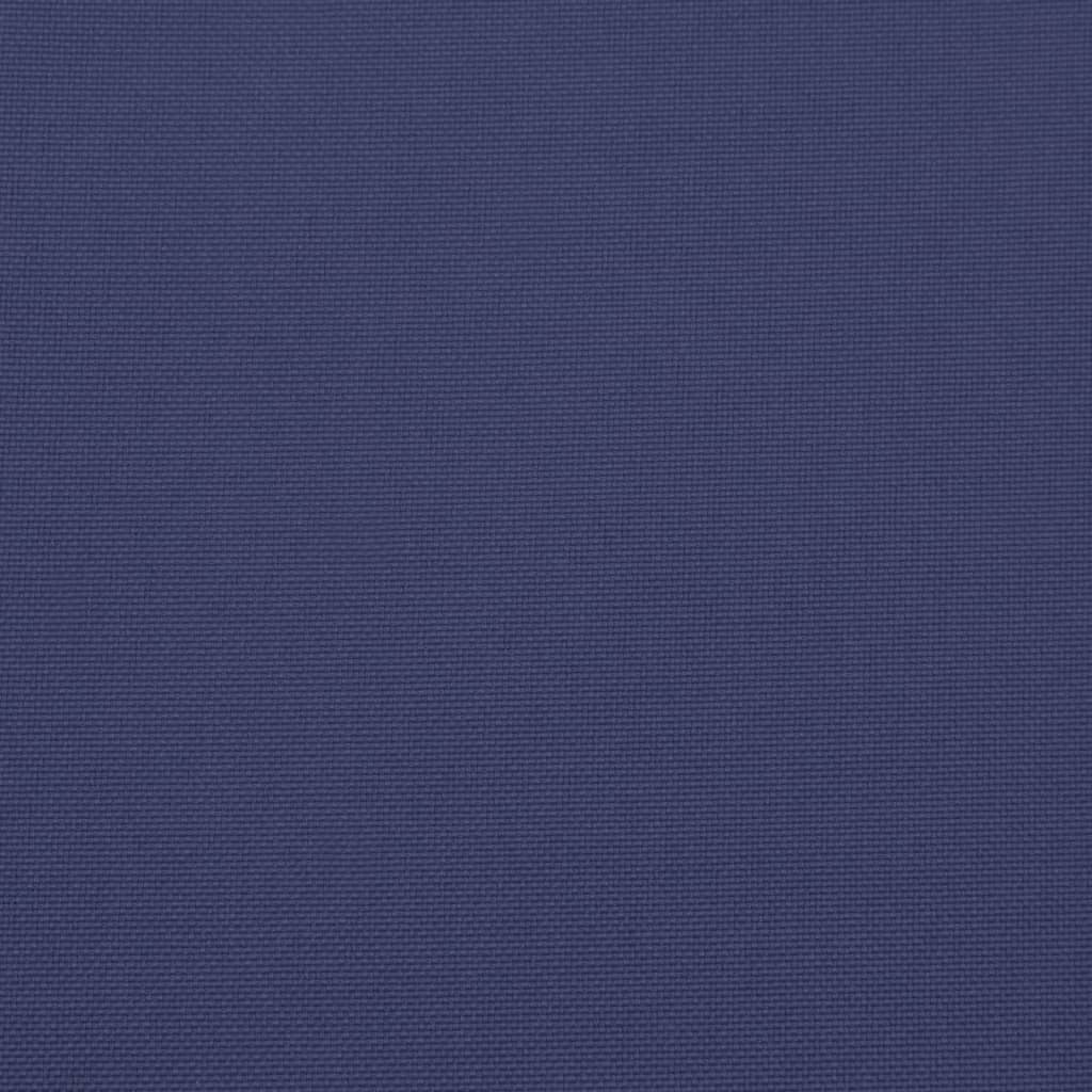 Highback Chair Cushions 2 pcs Navy Blue Oxford Fabric