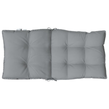 Outdoor Cushion 4 pcs Grey 39.37 x 19.69 x 2.76 in