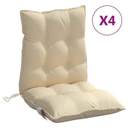 Outdoor Cushion 4 pcs Beige 39.37 x 19.69 x 2.76 in