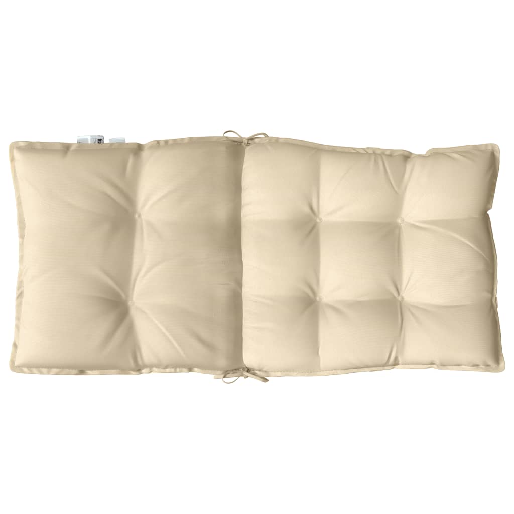 Outdoor Cushion 4 pcs Beige 39.37 x 19.69 x 2.76 in